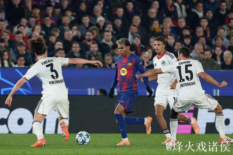 巴塞罗那2-1法兰克福 孔德双响 巴塞罗那2-1法兰克福 孔德双响